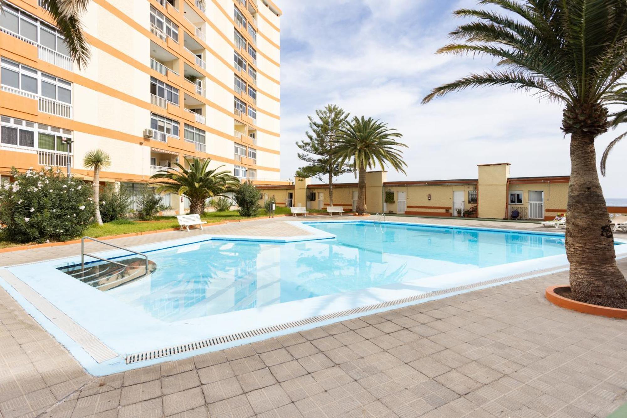 Frontline Duplex Las Arenitas With Pool Candelaria Dış mekan fotoğraf